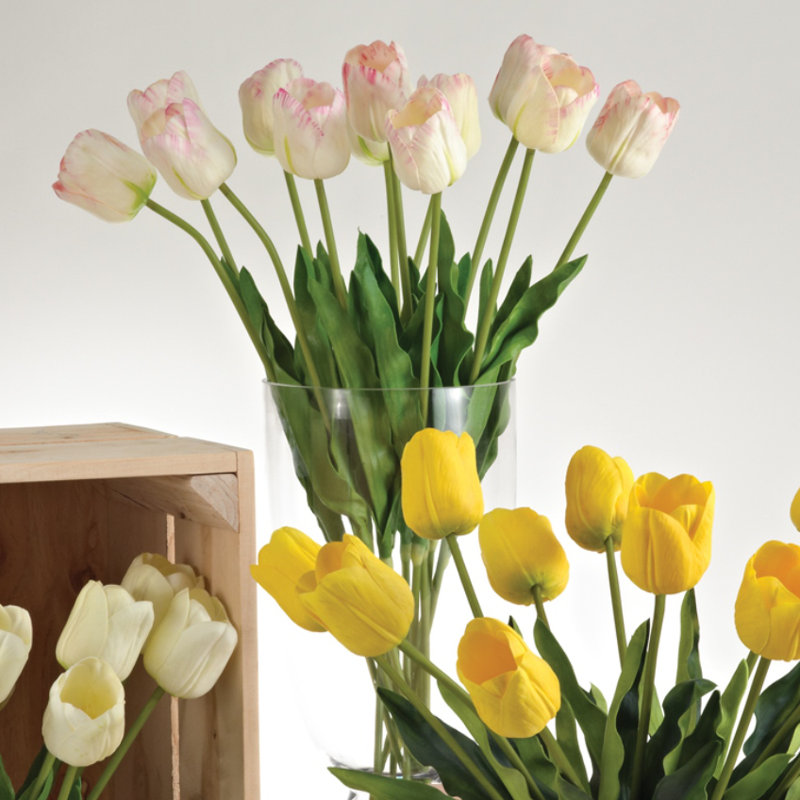 Saro Faux Botanicals Long Stem Tulips & Reviews Wayfair